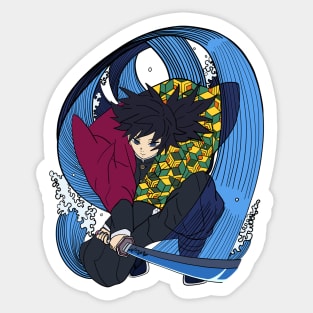 Water Pillar Sticker